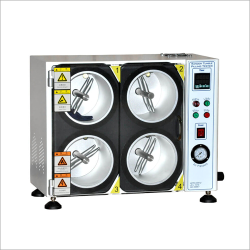 Random Tumble Pilling Tester - Mild Steel, Electric Power Source | Ideal For Industrial Usage And Fabric Testing