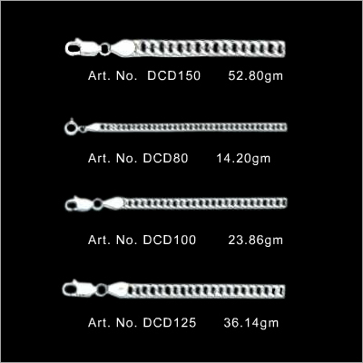 Sterling Silver Double Curb Chain