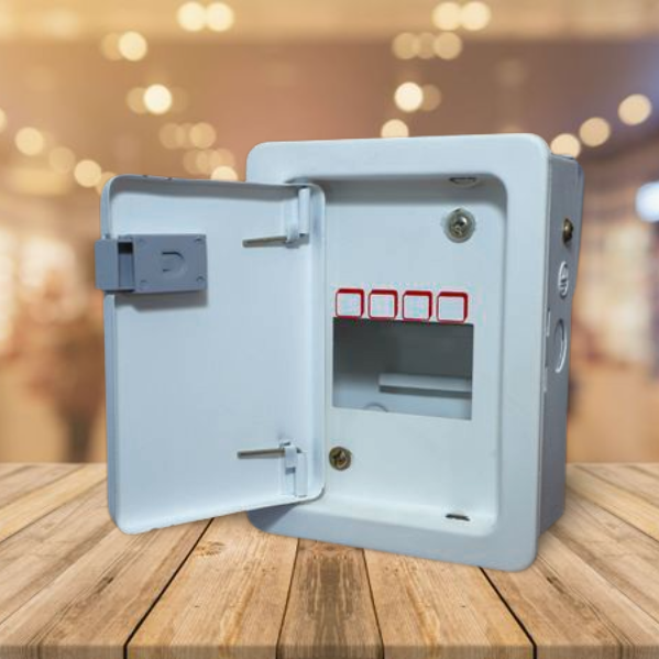 6 Way Spn Double Door Distribution Box Base Material: Metal Base