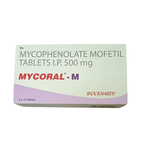 500mg माइकोफेनोलेट मोफ़ेटिल टैबलेट आईपी