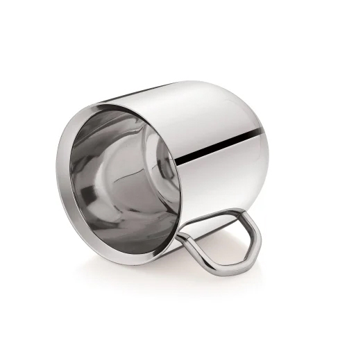 Silver 270 Ml Stainless Steel Double Wall Coffee Cup