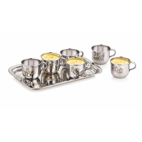 Stainless Steel Wall Cup - Single Silver Design | Stylish Kitchen Accessory, Ideal For Home Usage