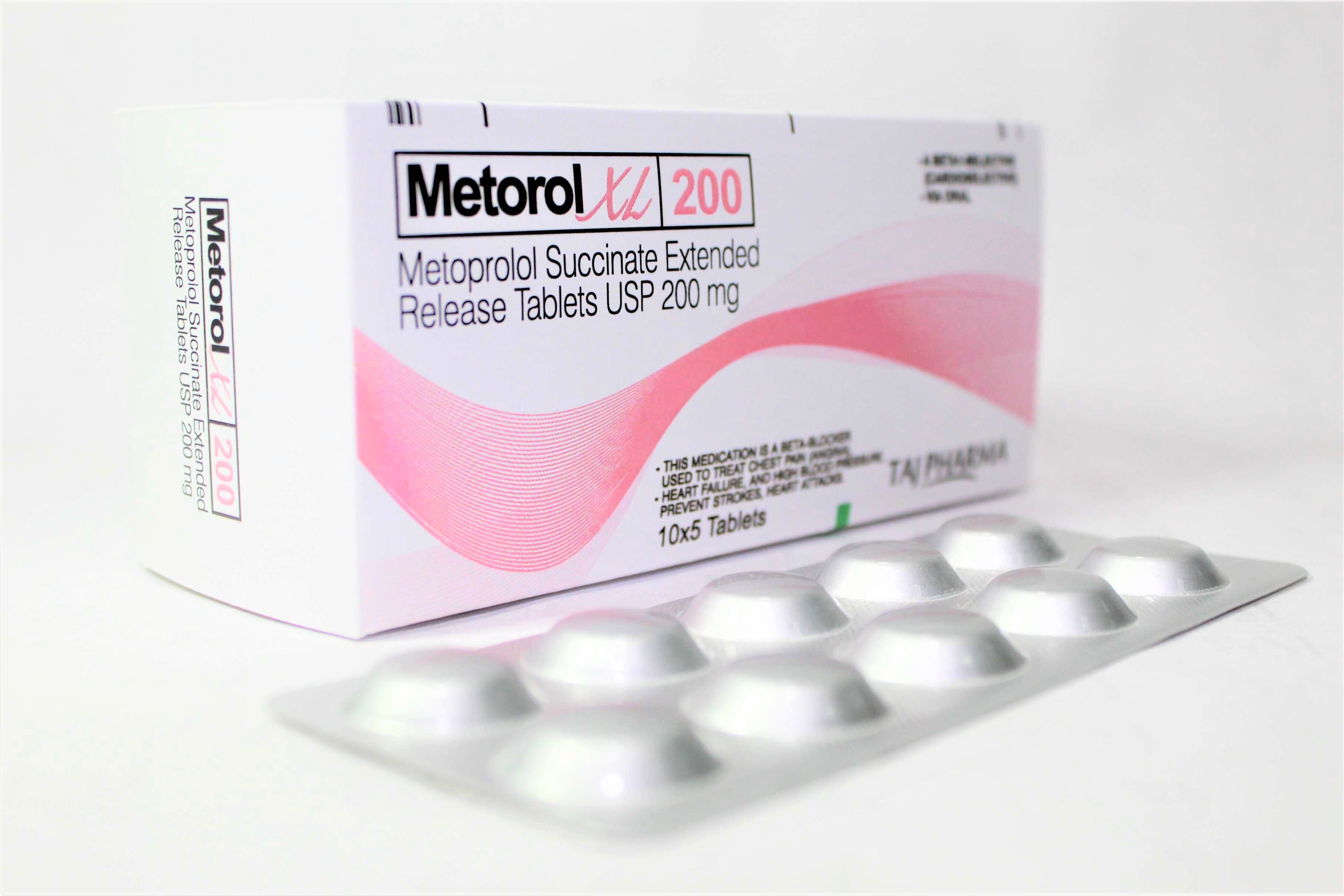 Metoprolol Succinate Er Tablet Usp 200mg Expiration Date: 3 Years