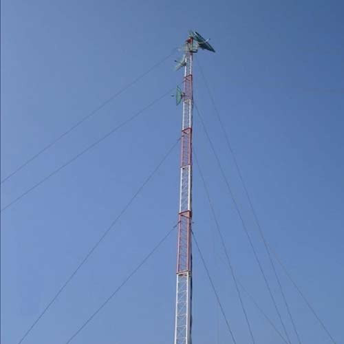50 मीटर जीआई गाइड मास्ट टॉवर आवेदन: औद्योगिक