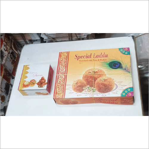 Glossy Lamination Laddu Boxes
