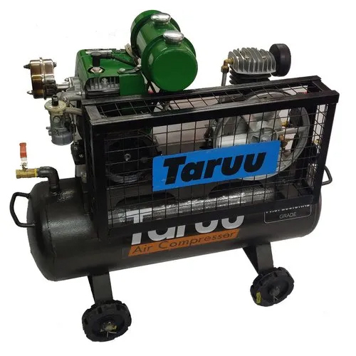 Black Taruu Engine Driven Spray Painting Air Compressor