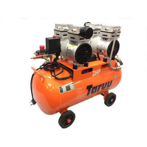 Orange-Silver Taruu Oil Free And Silent Air Compressor