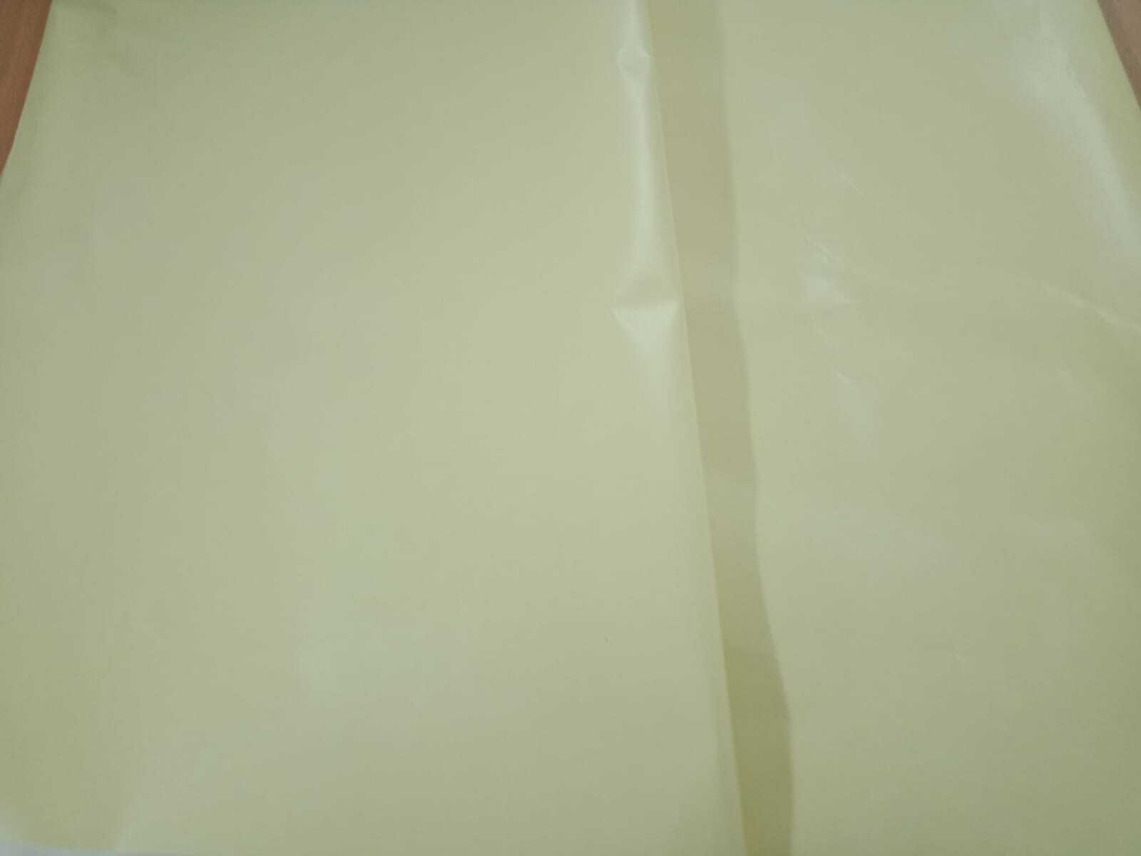 One Side Coated Paper - 60gsm, 20 Inch Standard Size , Greaseproof And Waterproof Yellow Material For Labeling And Poster Making