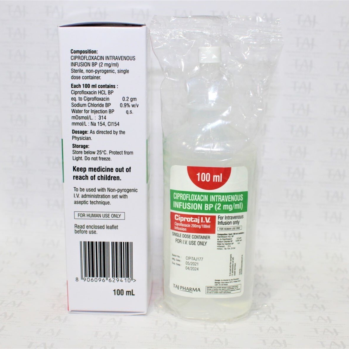 Ciprofloxacin Intravenous Infusion Bp Expiration Date: 2 Years