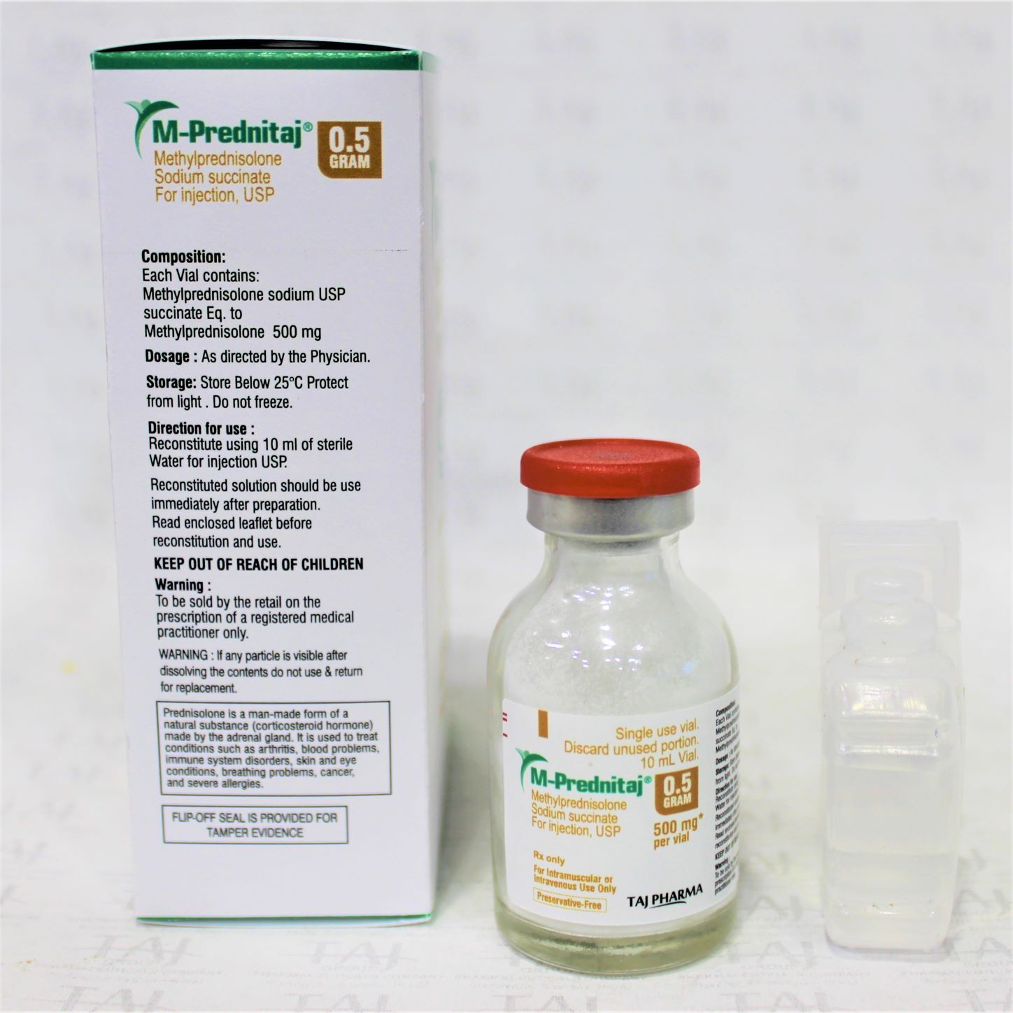 Methylprednisolone Sodium Succinate For Injection Usp 500mg General Medicines
