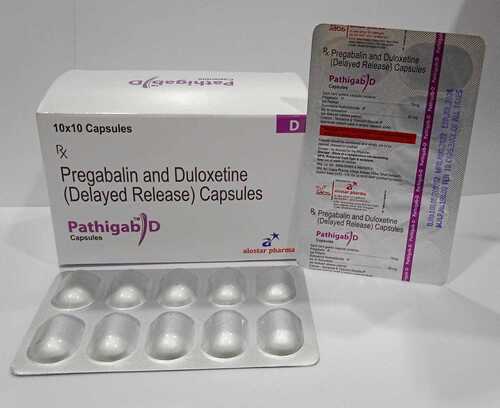 प्रीगैबलिन और डुलोक्सेटीन कैप्सूल