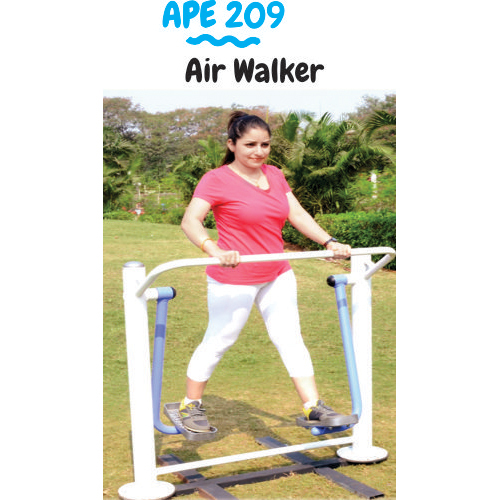 Air Walker - Metal Frame, 150 kg Capacity, Powder-Coated Finish | Low-Impact Outdoor Aerobic & Leg Exercise Equipment, Silent Manual Operation