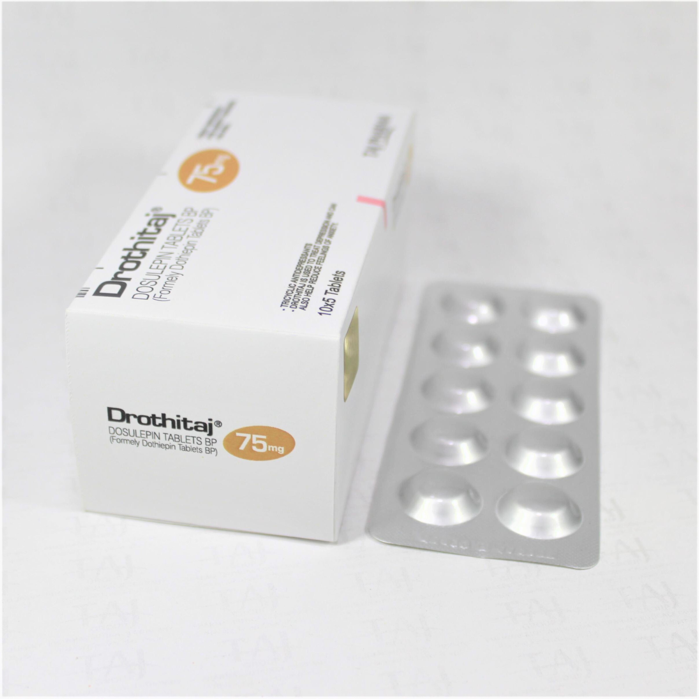 Dosulepin Tablets Bp 75mg Expiration Date: 3 Years