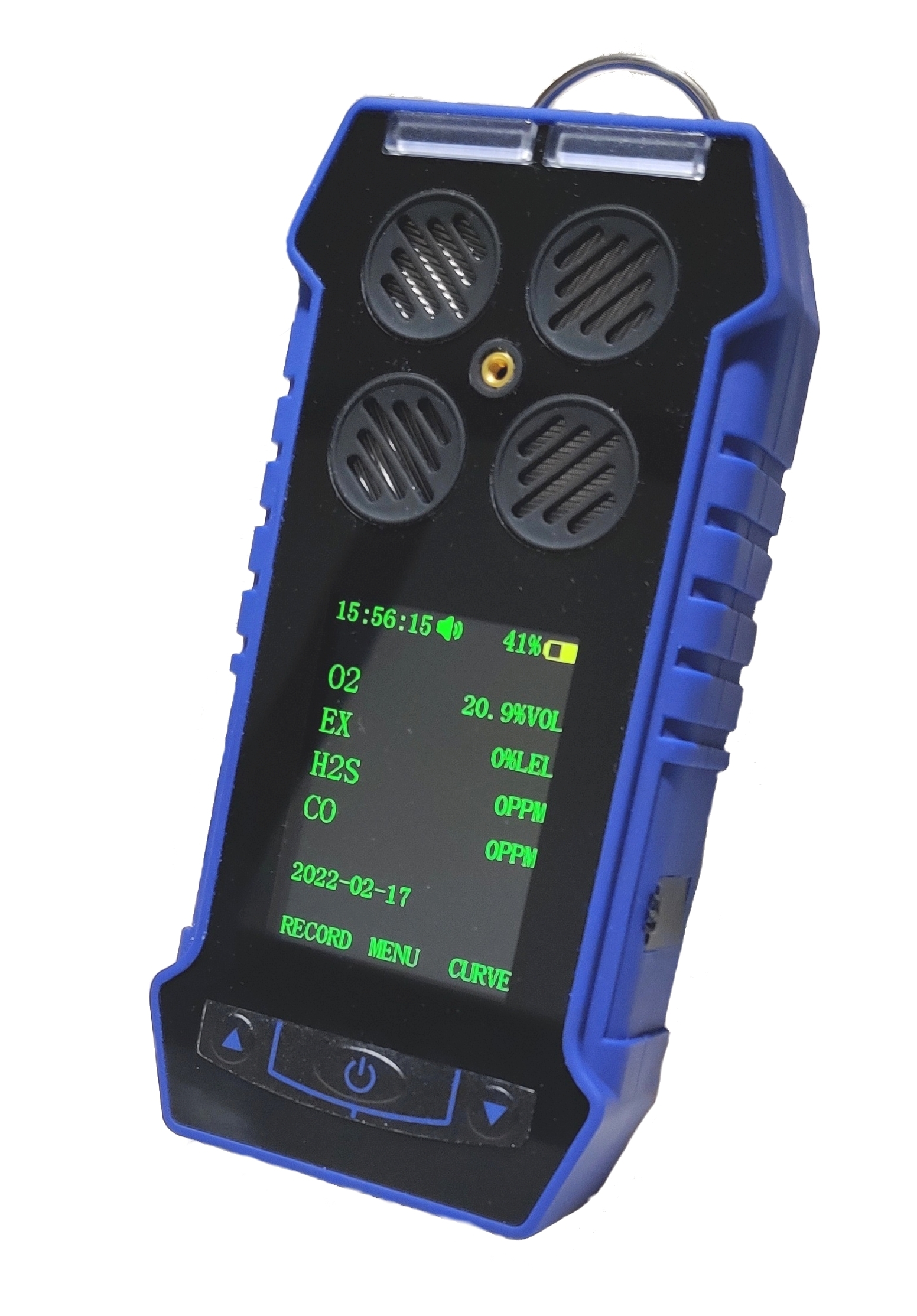 Portable Single Multi Gas Monitor - Color: Yellow Black