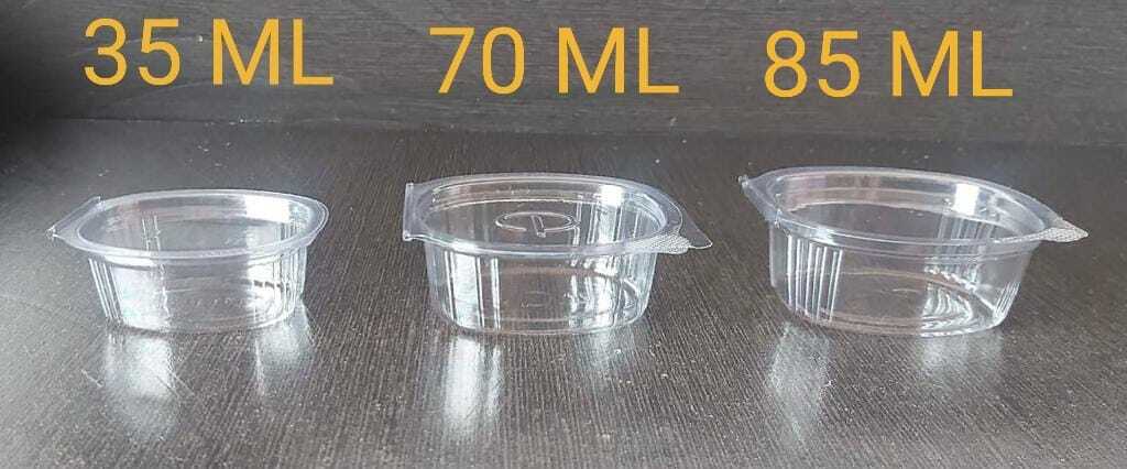 Sauce Cup - Plastic 70ml Round, Natural Color, Matt Surface Finish | Food Container For Dips And Sauces, Versatile Packaging Solution