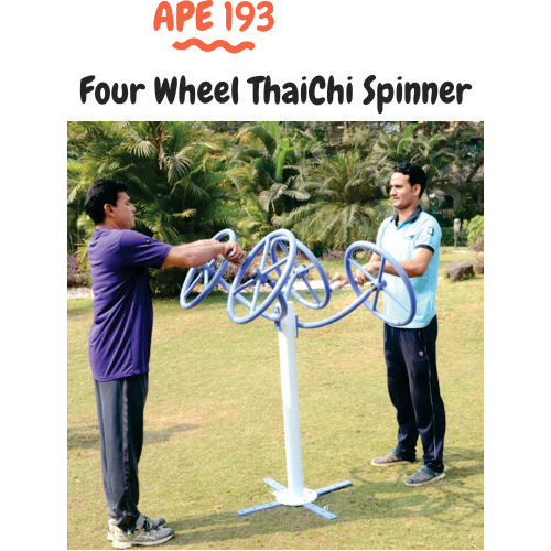 Four Wheel Thai Chi Spinner - Frame Material: Metal