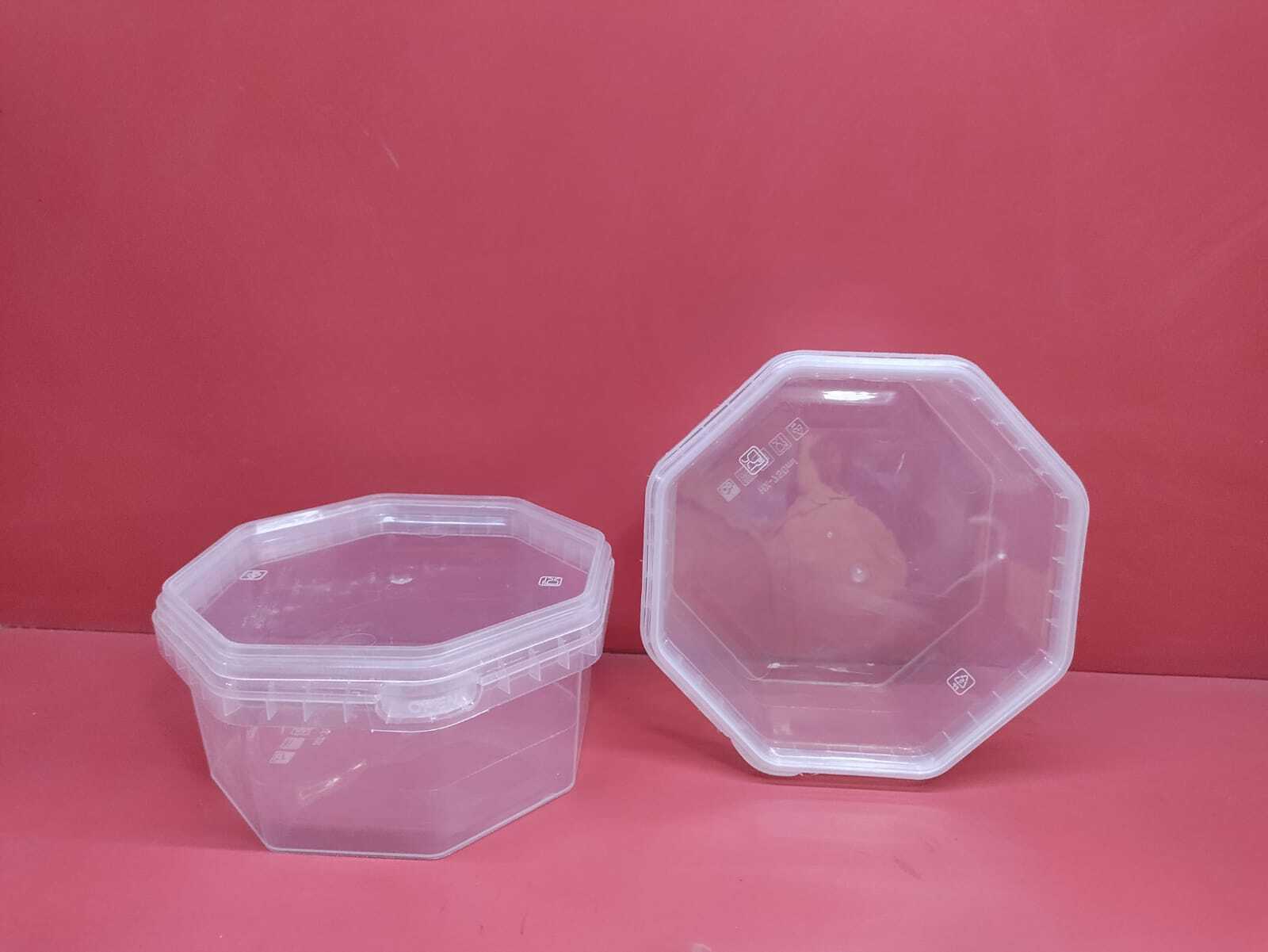 Hexa Tamper Proof Container - Color: Transparent