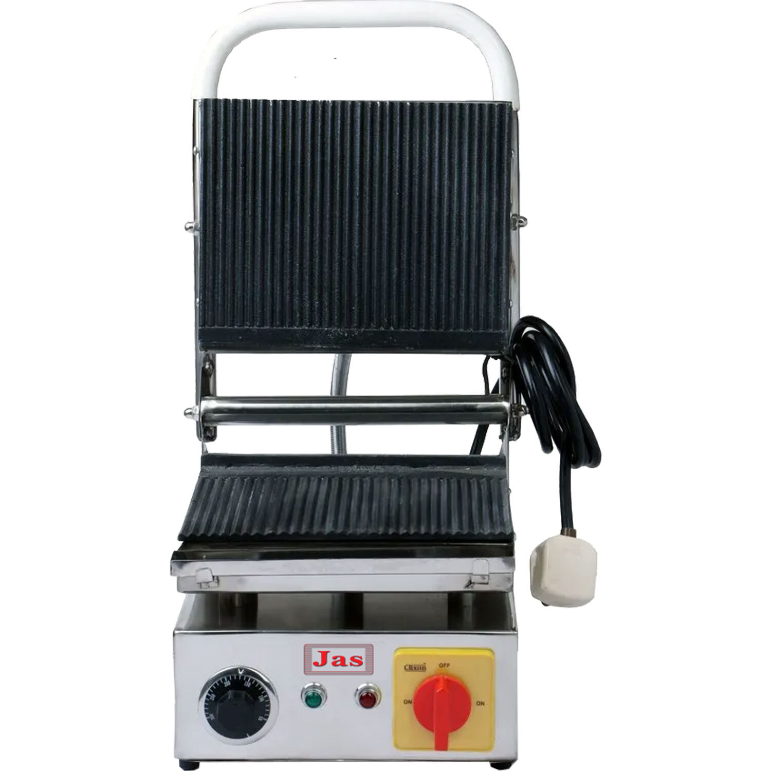 Sandwich Griller - Stainless Steel, Semi Automatic | Ideal For 2 To 8 Sandwiches Per Batch, Quality Teflon Coated Plates