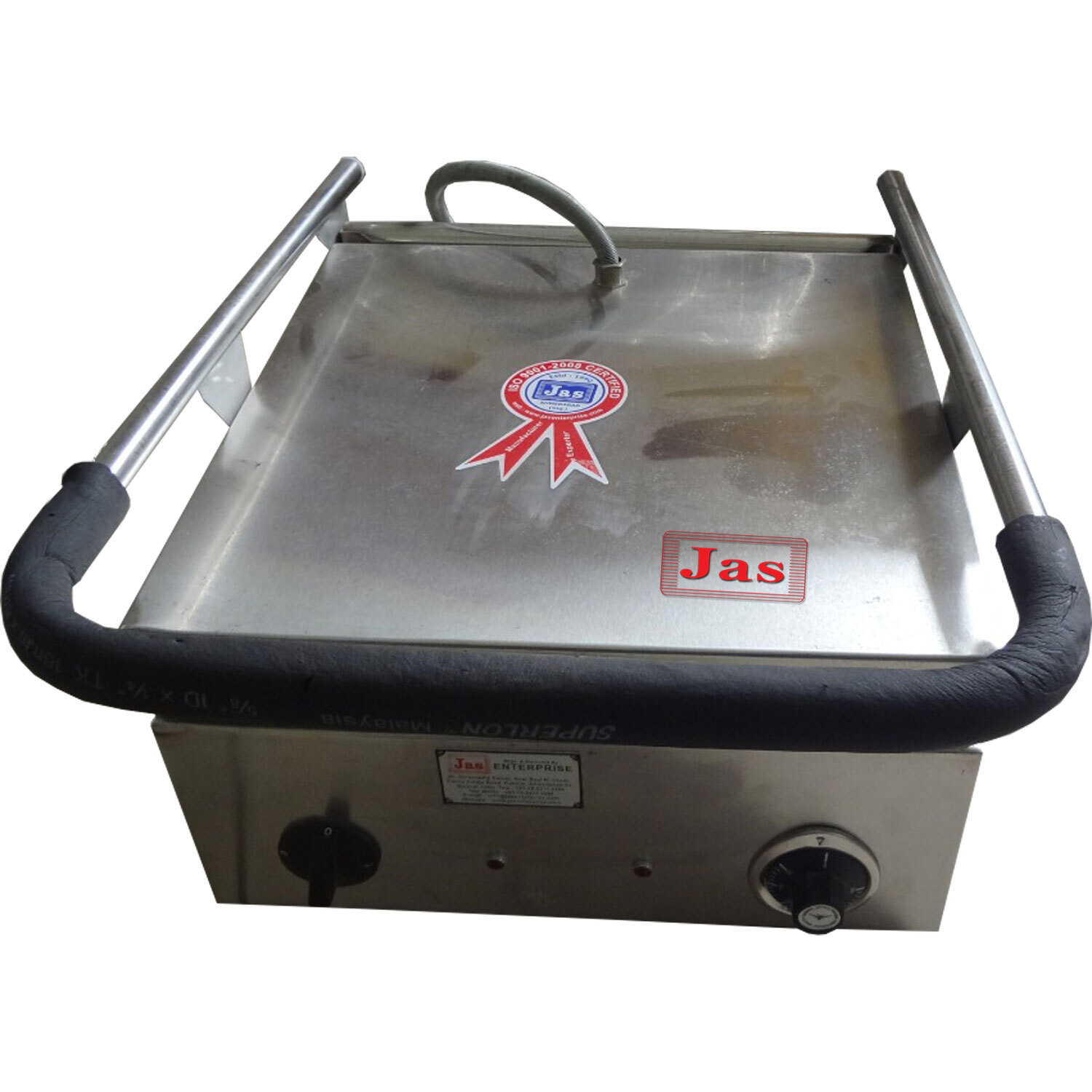 Sandwich Griller - Stainless Steel, Semi Automatic | Ideal For 2 To 8 Sandwiches Per Batch, Quality Teflon Coated Plates