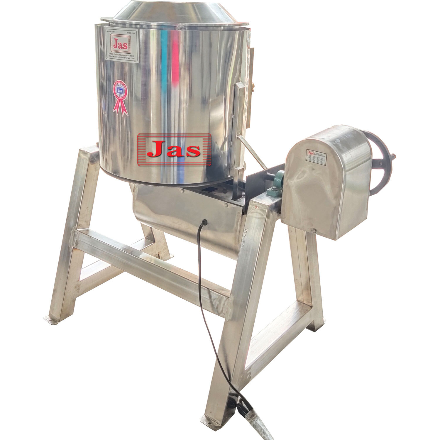 Grain Roasting Machine - Stainless Steel, 720x600x860 Mm | Automatic Operation, Low Power Consumption, Easy Maintenance, High-speed Roasting