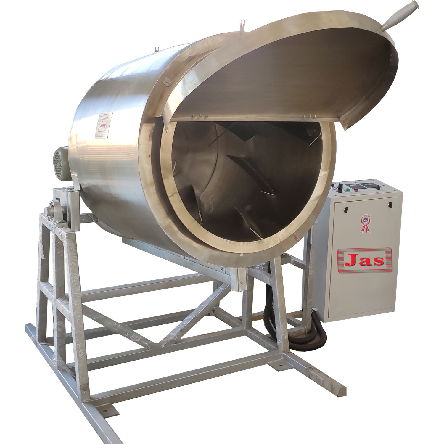 Grain Roasting Machine - Stainless Steel, 720x600x860 Mm | Automatic Operation, Low Power Consumption, Easy Maintenance, High-speed Roasting