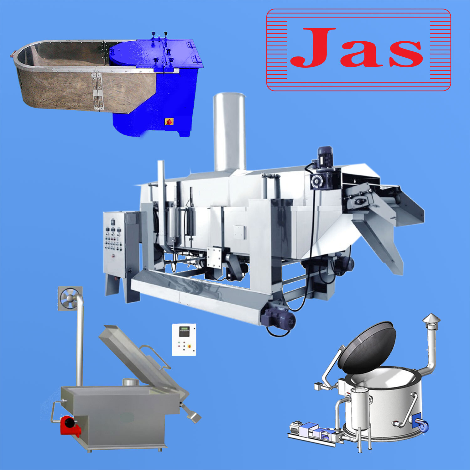 Namkeen Processing Machine Capacity: 25-200 Kg/hr
