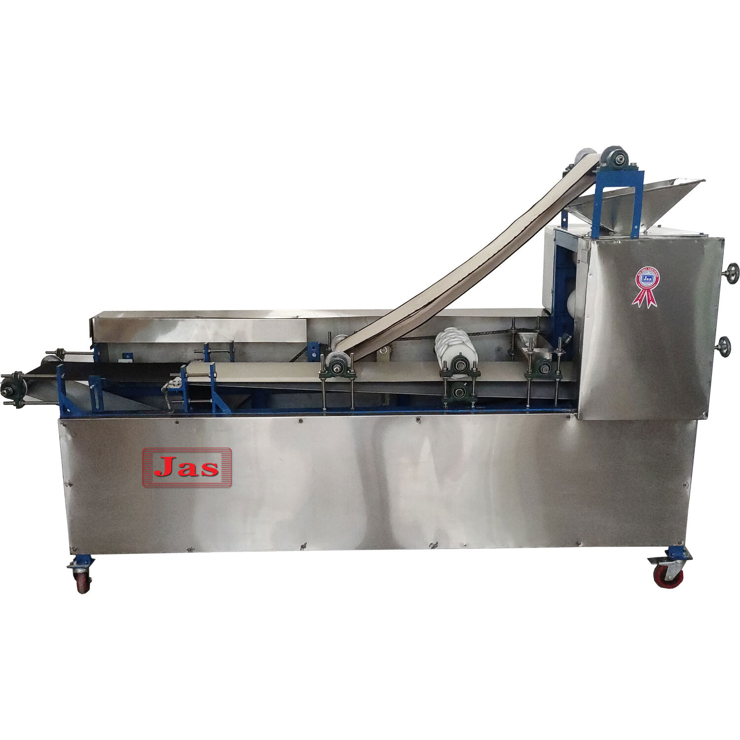 Mathri Making Machine - Stainless Steel, 300 Pcs/min Capacity, Blue Color | Automatic, Eco-friendly, High Efficiency, Low Noise, 1 Year Warranty