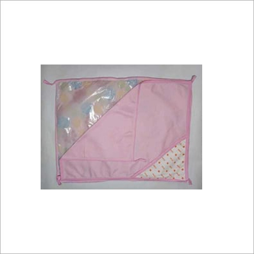 Pink Plastic Protection Hosiery Baby Towel