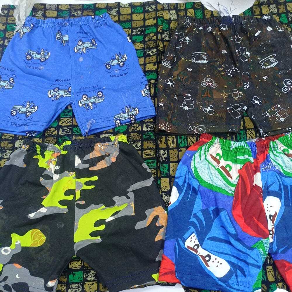 Kids Shorts - Cotton Blend , Sizes S, M, L For Boys Aged 3-6, Multicolor Everyday Wear, Quantity 2000, Min Order 2000 Pieces