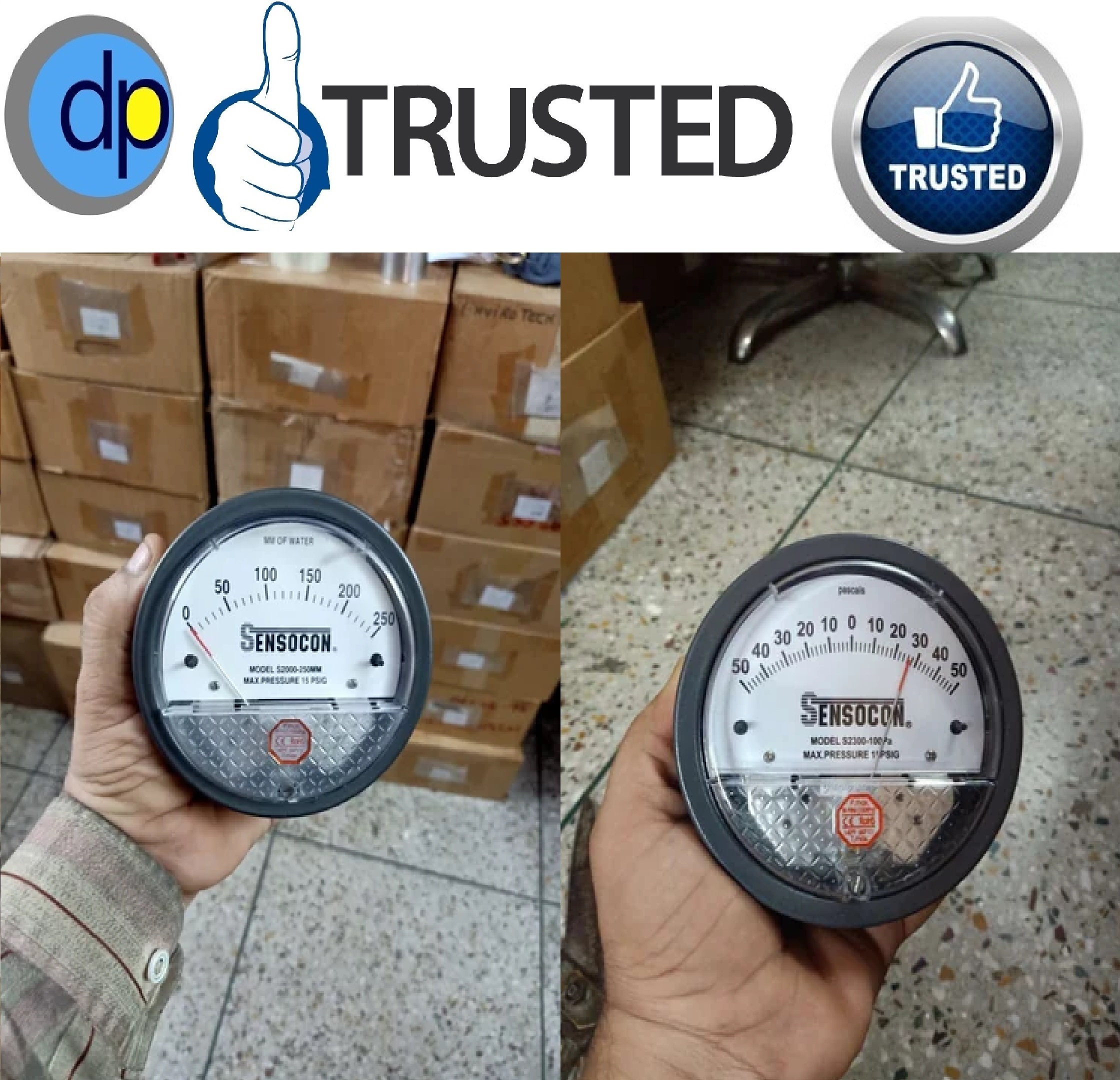 Black Series S2000 Sensocon Differential Pressure Gauges For Hooghly West Bengal