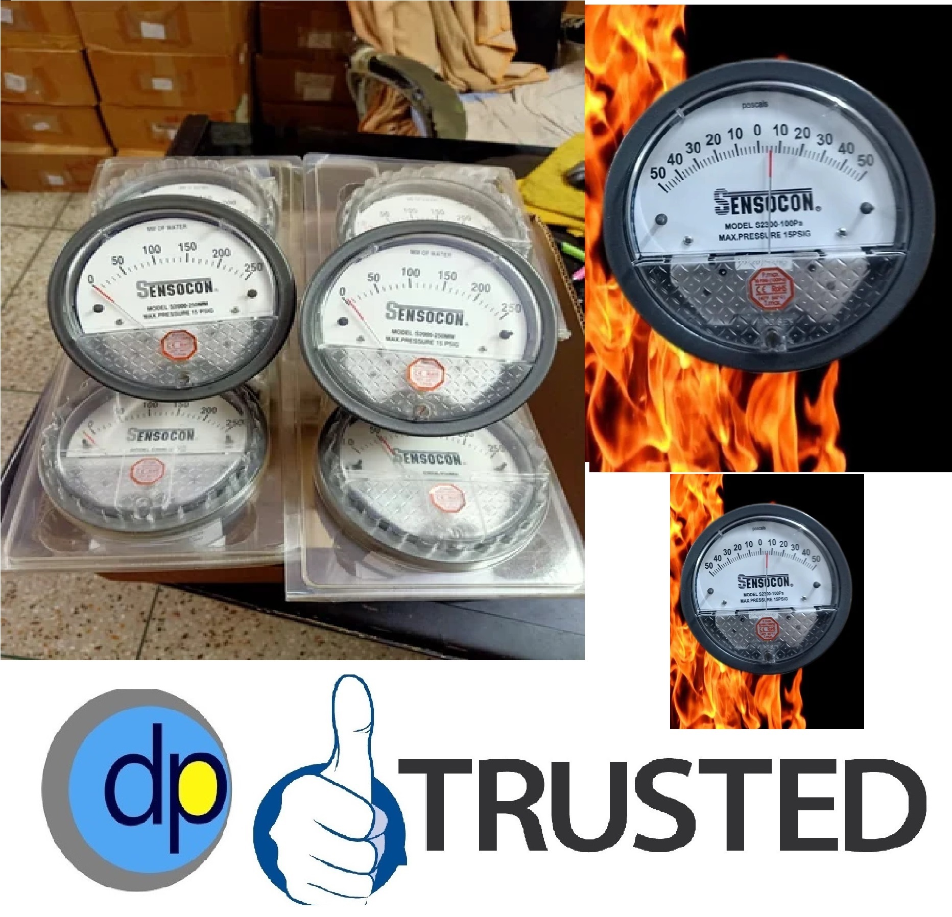 Black Series S2000 Sensocon Differential Pressure Gauges For Hooghly West Bengal