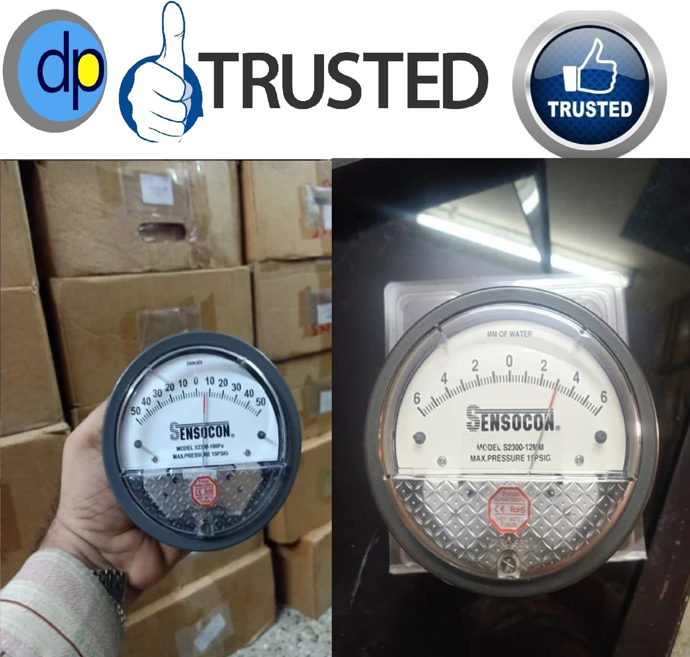 Black Series S2000 Sensocon Differential Pressure Gauges For Hooghly West Bengal