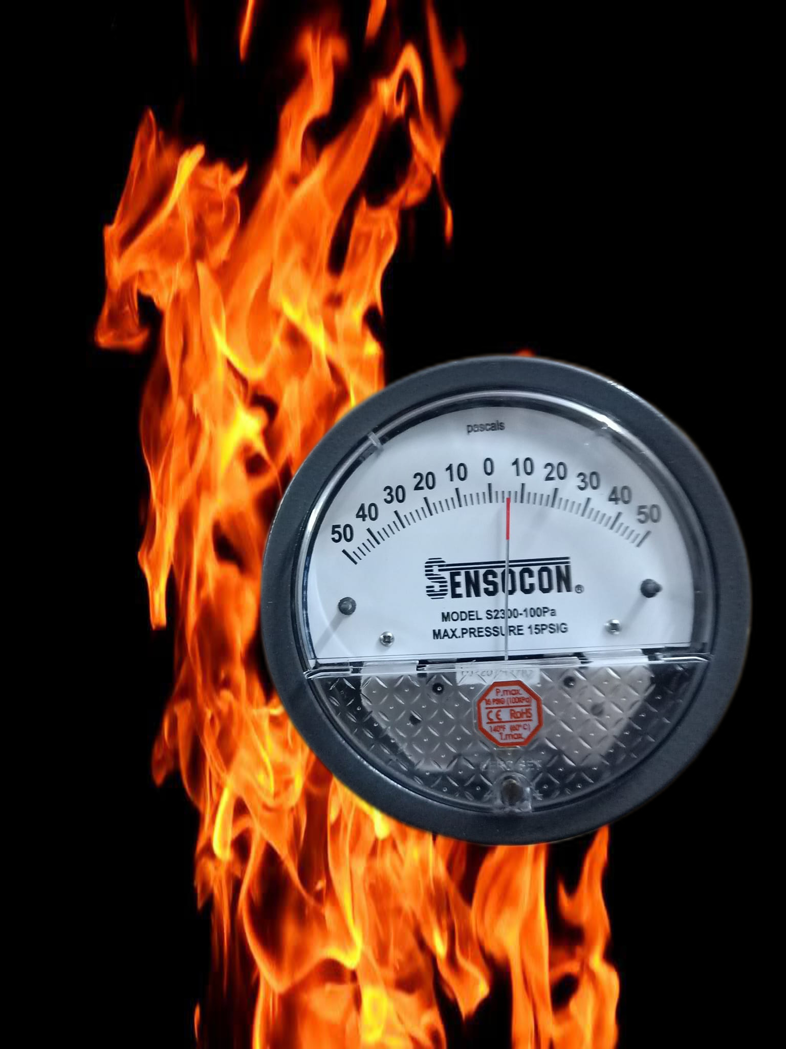 White/black Series S2000 Sensocon Differential Pressure Gauges In  Jamshedpur Jharkhand