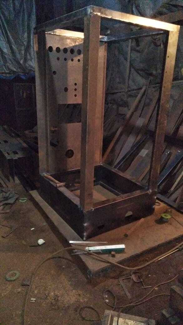 Industrial Fabrication Service - Steel Structure, Dimensions As Per Customer Requirement, Rock Wool Insulation, Custom Color Options