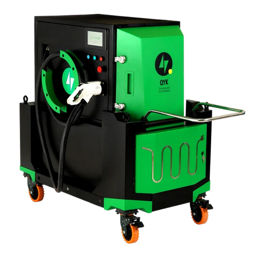 स्टेनलेस स्टील Qyk मोबाइल ईवी फास्ट चार्जर