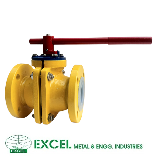 Lined Valves - Cast Iron/ductile Iron, Customizable Size ½ Inch To 12 Inches | Manual Handle Operation, Ptfe Lining, Corrosion-resistant, Class 150/pn10