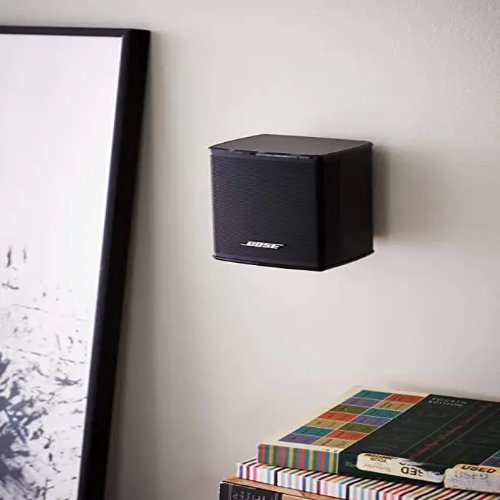 Bose Surround Speakers - Wireless Rear Surround Sound, Black | Compact Design, Easy Setup, Immersive Sound, Compatible With Multiple Devices