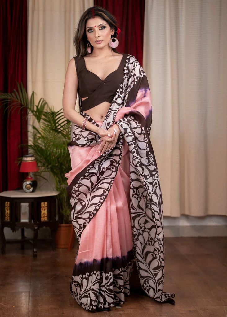 Indian Women Heavy Modal Silk With Digital Print Sarees