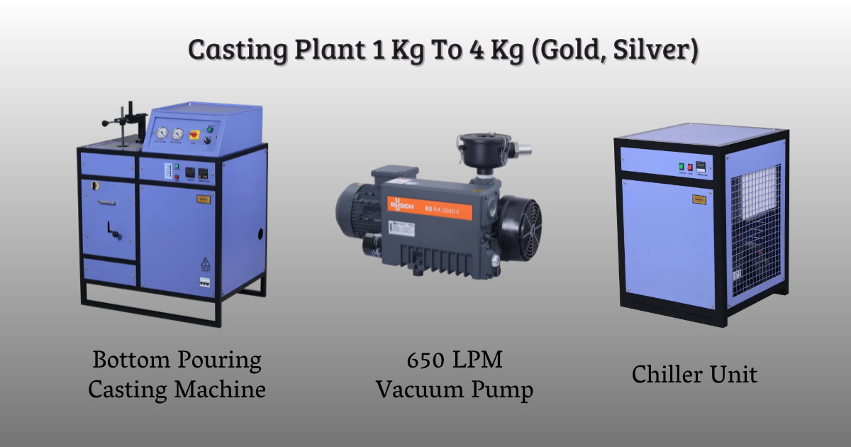 Gray Silver Casting Furnace
