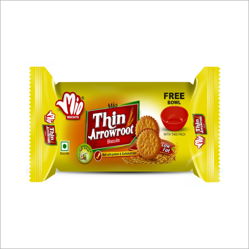 कम वसा वाले पतले अरारोट बिस्कुट