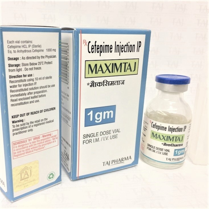 Cefepime For Injection Ip 1gm Expiration Date: 2 Years