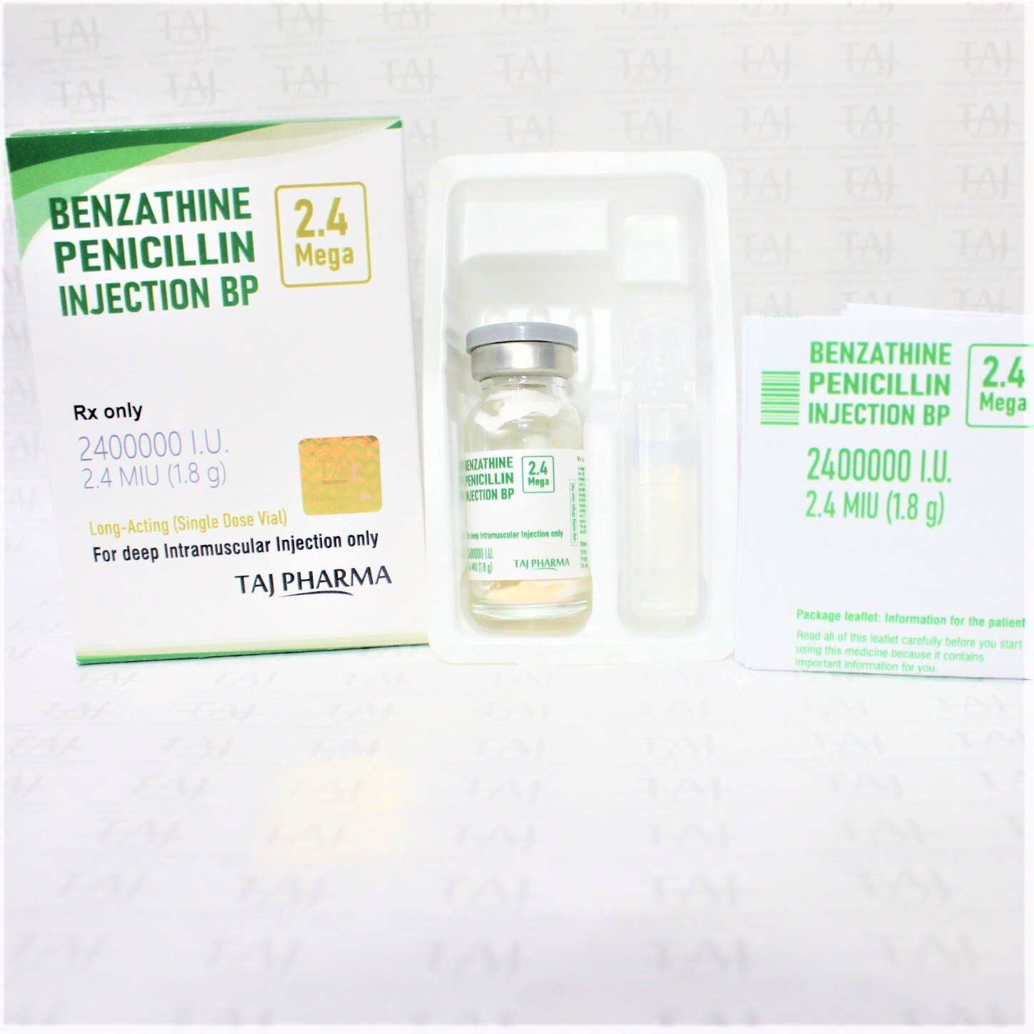 Benzathine Penicillin Injection Bp 2.4miu Expiration Date: 2 Years