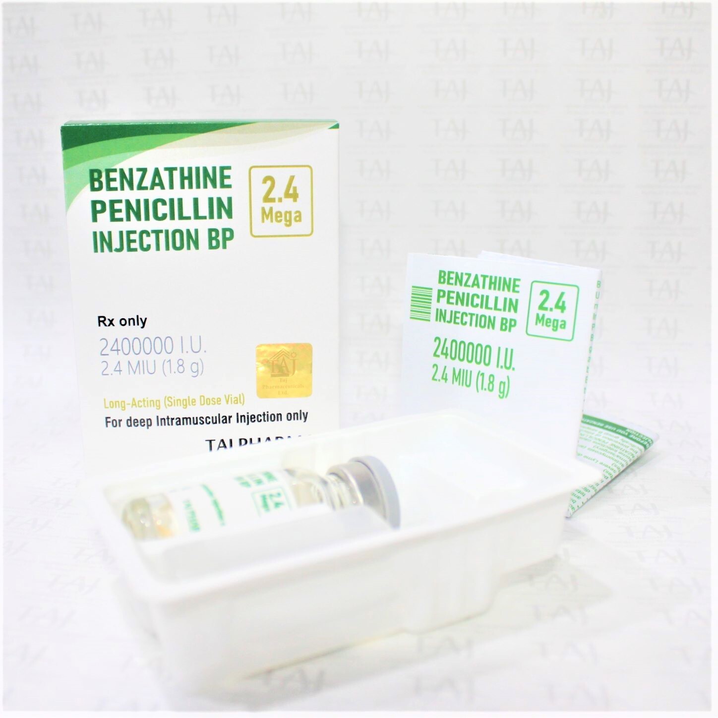 Benzathine Penicillin Injection Bp 2.4miu Expiration Date: 2 Years