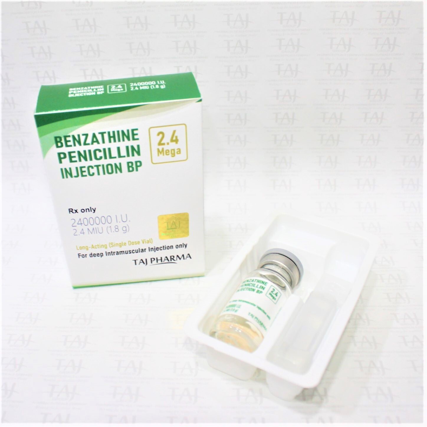 Benzathine Penicillin Injection Bp 2.4miu Expiration Date: 2 Years