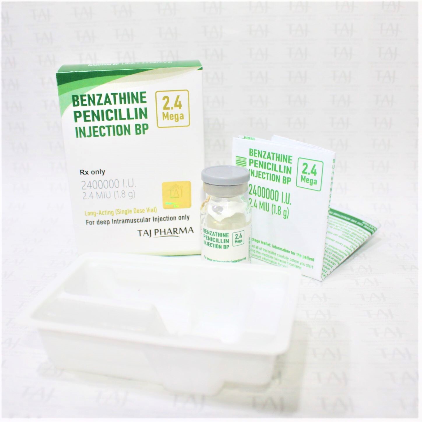 Benzathine Penicillin Injection Bp 2.4miu Expiration Date: 2 Years