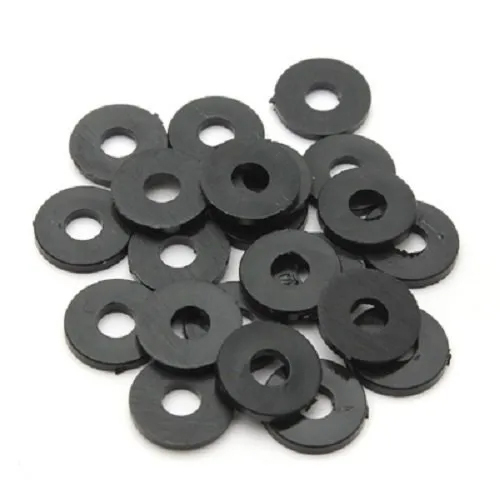 Lead Washers - Lead Material, Various Sizes Available, Black Color | Provides Friction And Vibration Reduction In Industrial Applications