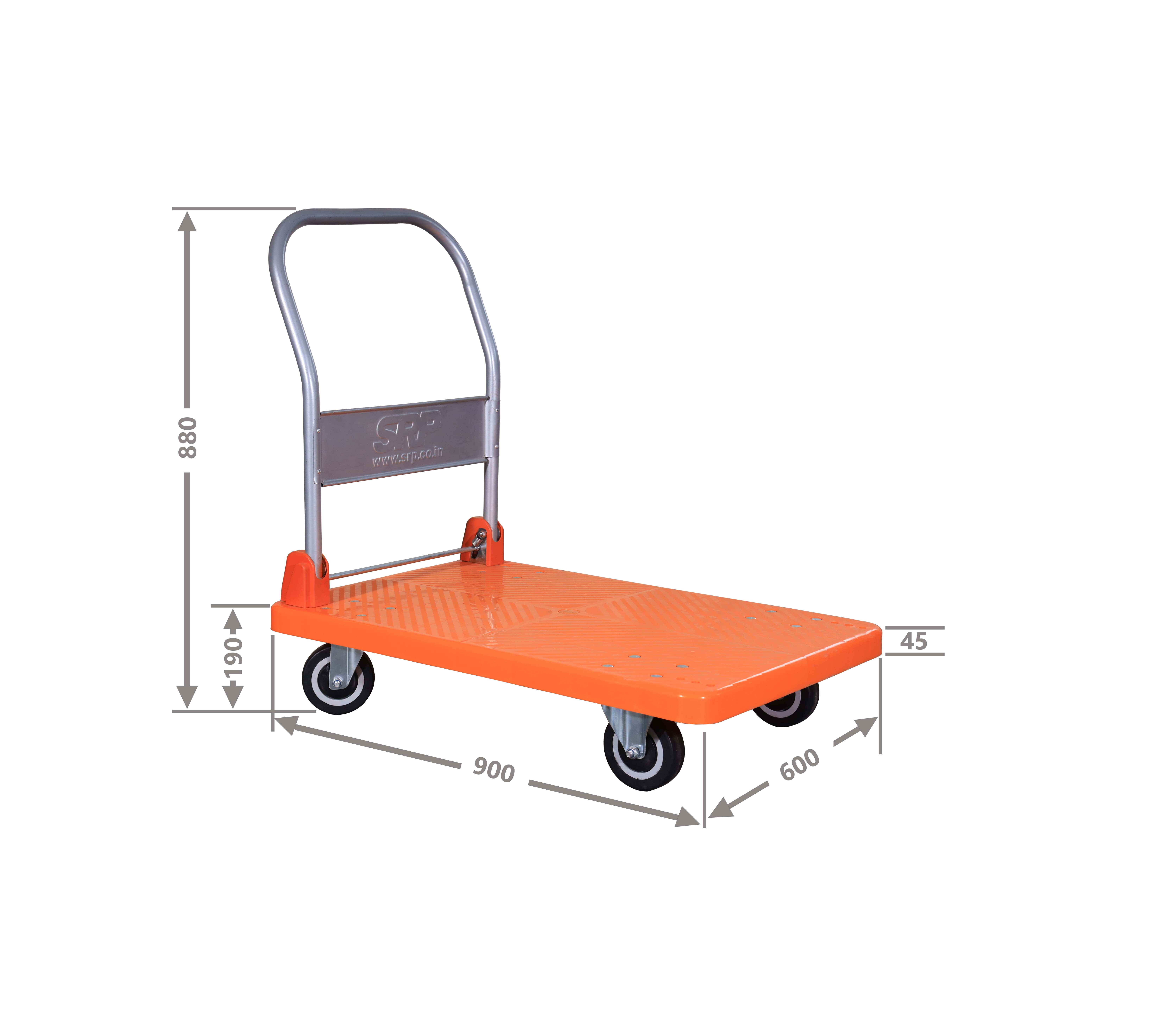 Foldable Platform Trolley Height: 880 Millimeter (Mm)