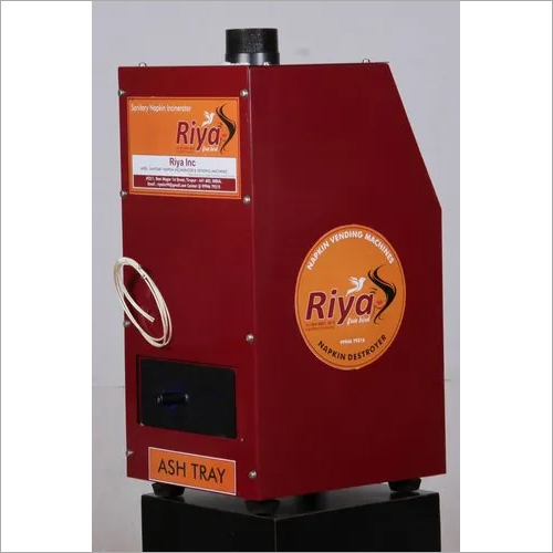 Napkin Incinerator - Color: Red