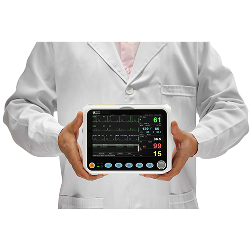 Metal Six Parameter Ambulance Patient Monitor