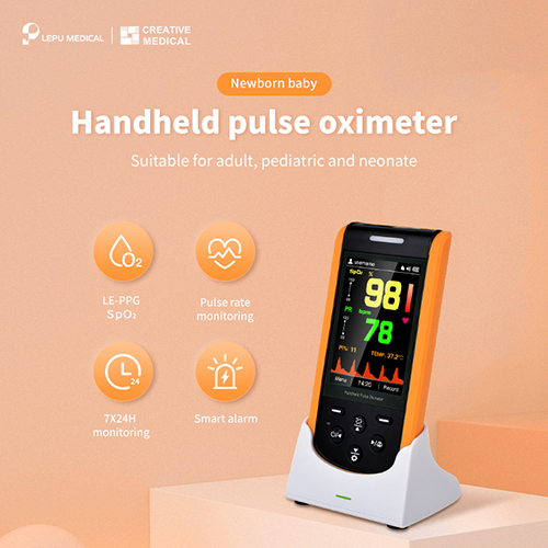 Plastic Baby Bluetooth Handheld Pulse Oximeter